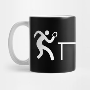 Ping Pong Table Tennis Stick Figures Pingpong Mug